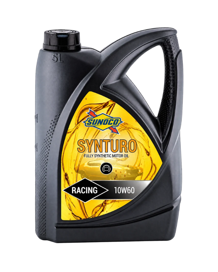 Sunoco Synturo Racing 10W60 – fuldsyntetisk performanceolie til krævende motorer